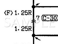 2000 Mitsubishi Montero Sport  3.0 V6 GAS Wiring Diagram