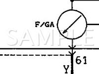 2000 Mitsubishi Montero Sport  3.5 V6 GAS Wiring Diagram
