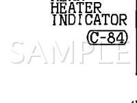 2001 Mitsubishi Montero Sport  3.0 V6 GAS Wiring Diagram