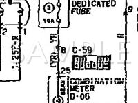 1990 Mitsubishi Eclipse GSX 2.0 L4 GAS Wiring Diagram