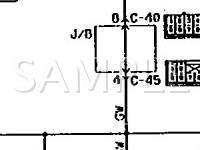 1990 Mitsubishi Eclipse GSX 2.0 L4 GAS Wiring Diagram