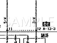 1990 Mitsubishi Galant GS 2.0 L4 GAS Wiring Diagram