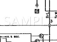 1990 Mitsubishi Galant GS 2.0 L4 GAS Wiring Diagram