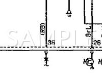 1990 Mitsubishi Galant LS 2.0 L4 GAS Wiring Diagram
