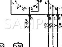 1990 Mitsubishi Galant GSX 2.0 L4 GAS Wiring Diagram