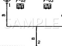 1990 Mitsubishi Galant  2.0 L4 GAS Wiring Diagram