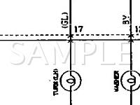 1990 Mitsubishi Mirage  1.5 L4 GAS Wiring Diagram
