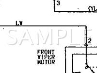 1990 Mitsubishi Montero  3.0 V6 GAS Wiring Diagram