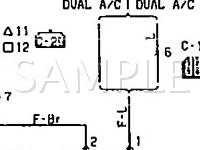 1990 Mitsubishi Montero LS 3.0 V6 GAS Wiring Diagram