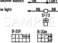 1990 Mitsubishi Mighty MAX  3.0 V6 GAS Wiring Diagram