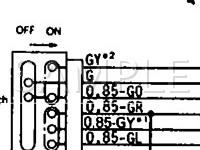 1990 Mitsubishi Mighty MAX  3.0 V6 GAS Wiring Diagram