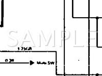 1990 Mitsubishi Precis RS 1.5 L4 GAS Wiring Diagram