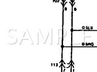 1990 Mitsubishi Precis  1.5 L4 GAS Wiring Diagram