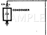 1990 Mitsubishi Precis RS 1.5 L4 GAS Wiring Diagram