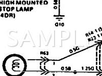 1990 Mitsubishi Precis  1.5 L4 GAS Wiring Diagram
