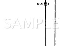 1990 Mitsubishi Precis  1.5 L4 GAS Wiring Diagram