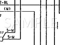1990 Mitsubishi Sigma  3.0 V6 GAS Wiring Diagram