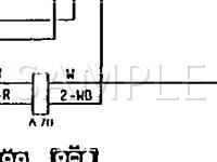 1990 Mitsubishi Sigma  3.0 V6 GAS Wiring Diagram