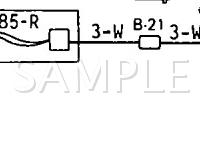 1990 Mitsubishi VAN  2.4 L4 GAS Wiring Diagram