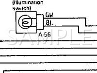 1990 Mitsubishi VAN  2.4 L4 GAS Wiring Diagram