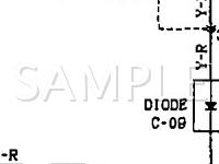 1991 Mitsubishi 3000GT  3.0 V6 GAS Wiring Diagram