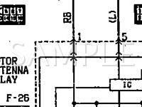 1991 Mitsubishi Galant GSR 2.0 L4 GAS Wiring Diagram