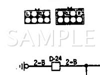 1991 Mitsubishi Mighty MAX  2.4 L4 GAS Wiring Diagram