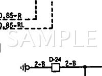 1991 Mitsubishi Mighty MAX  3.0 V6 GAS Wiring Diagram