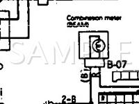 1991 Mitsubishi Mighty MAX  2.4 L4 GAS Wiring Diagram