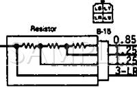 1991 Mitsubishi Mighty MAX  2.4 L4 GAS Wiring Diagram