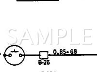 1991 Mitsubishi Mighty MAX  3.0 V6 GAS Wiring Diagram