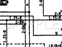 1991 Mitsubishi Mighty MAX  3.0 V6 GAS Wiring Diagram