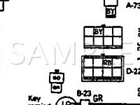 1991 Mitsubishi Mighty MAX  2.4 L4 GAS Wiring Diagram