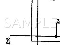 1991 Mitsubishi Mighty MAX  2.4 L4 GAS Wiring Diagram