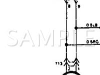 1991 Mitsubishi Precis  1.5 L4 GAS Wiring Diagram