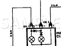 1991 Mitsubishi Precis RS 1.5 L4 GAS Wiring Diagram