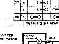 1991 Mitsubishi Precis RS 1.5 L4 GAS Wiring Diagram