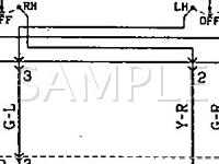 1992 Mitsubishi 3000GT  3.0 V6 GAS Wiring Diagram