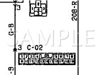 1992 Mitsubishi 3000GT SL 3.0 V6 GAS Wiring Diagram