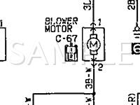 1992 Mitsubishi Diamante  3.0 V6 GAS Wiring Diagram