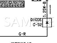 1992 Mitsubishi Diamante LS 3.0 V6 GAS Wiring Diagram