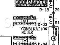 1992 Mitsubishi Diamante  3.0 V6 GAS Wiring Diagram