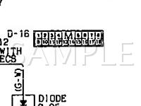 1992 Mitsubishi Diamante LS 3.0 V6 GAS Wiring Diagram