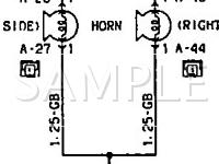 1992 Mitsubishi Eclipse  1.8 L4 GAS Wiring Diagram
