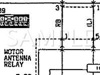 1992 Mitsubishi Galant  2.0 L4 GAS Wiring Diagram