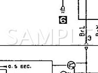 1992 Mitsubishi Galant LS 2.0 L4 GAS Wiring Diagram