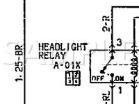1992 Mitsubishi Galant LS 2.0 L4 GAS Wiring Diagram