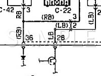 1992 Mitsubishi Galant GSX 2.0 L4 GAS Wiring Diagram