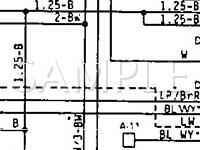 1992 Mitsubishi Mighty MAX  2.4 L4 GAS Wiring Diagram