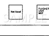 1992 Mitsubishi Precis  1.5 L4 GAS Wiring Diagram